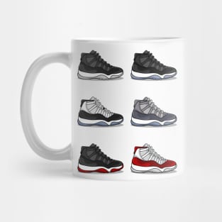 AJ 11 Retro Sneaker Collection Mug